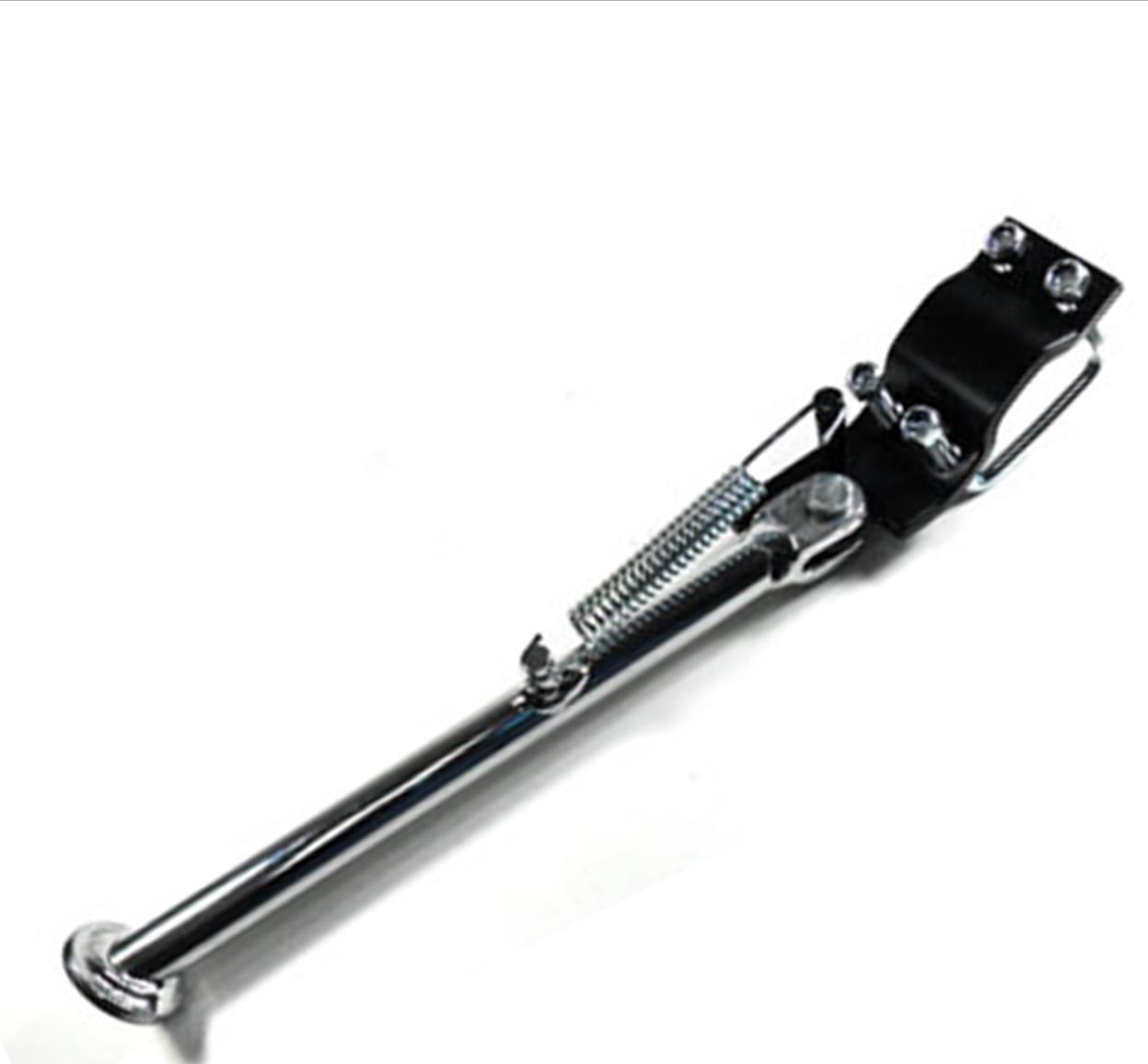 Universal SwingArm Mounted Side Stand Fits Many Mopeds and Dirtbikes Swingarm to ground = 10.5".