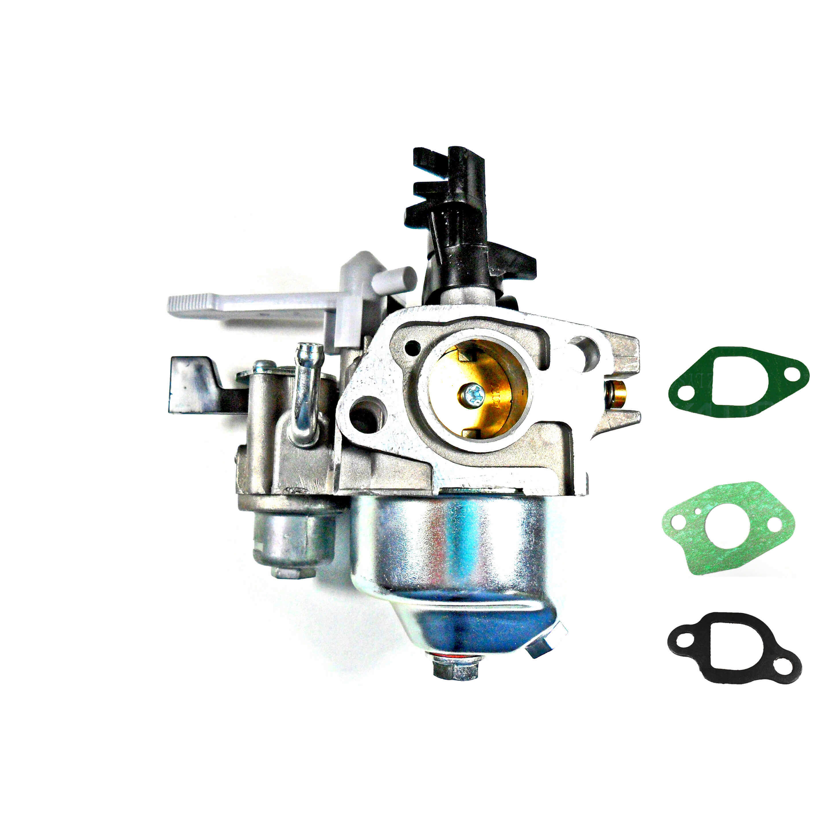 GX160, GX200 Type Carburetor With Manual Choke Lever & Gaskets For 5.5hp (163cc) to 6.5hp (212cc) engines on many ATVs, Generators, GoKarts, MiniBikes