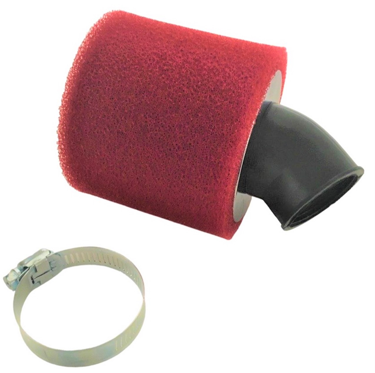 Air Filter ID=38mm 45d ANGLE, Filter OD=88mm, Length=80 - Click Image to Close