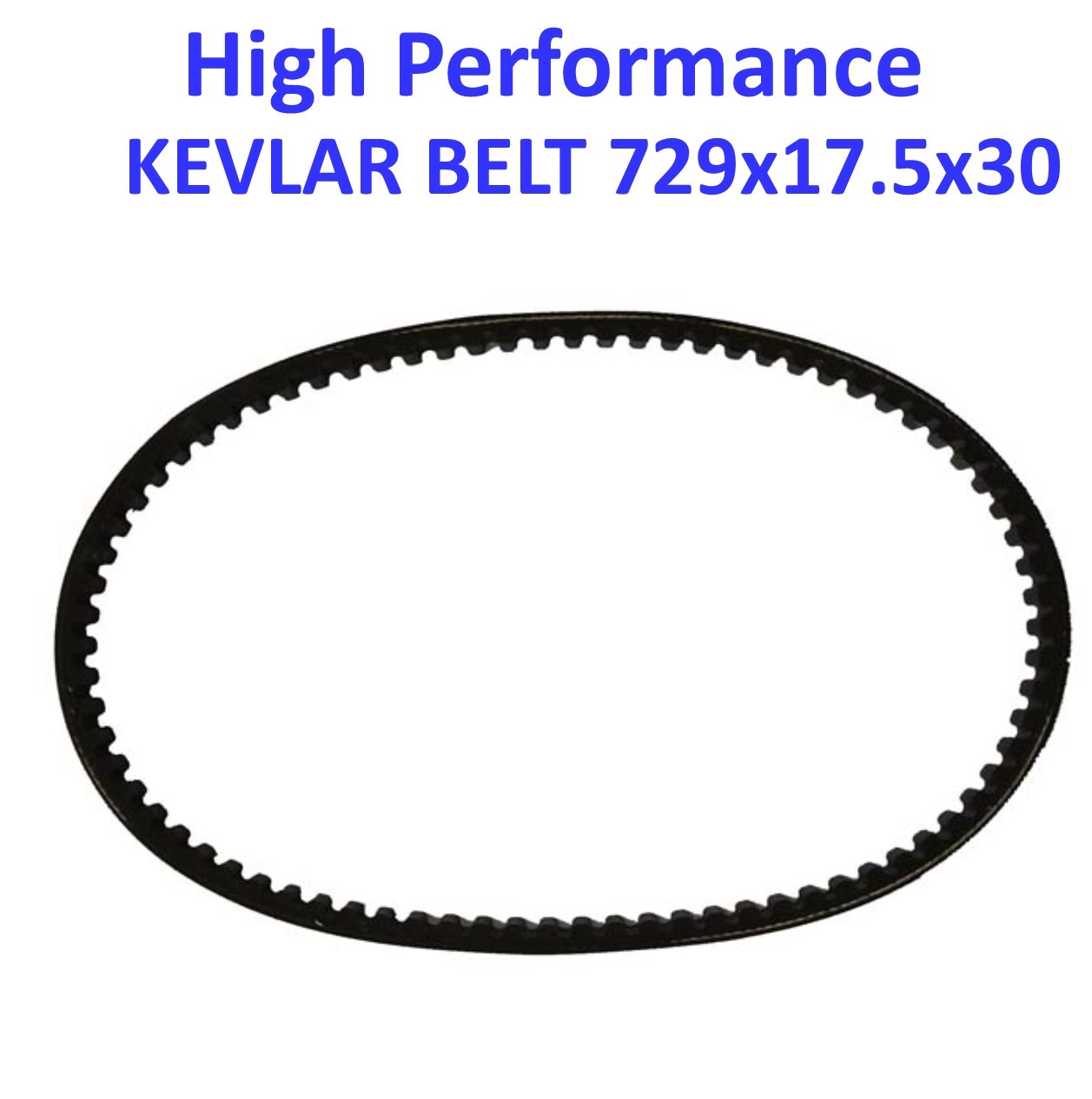 Belt 729x17.5x30 Kevlar Fits Many Chinese GY6 49-150cc ATVs, GoKarts, and 4 stroke Scooters With 12 & 13" Wheels - Click Image to Close