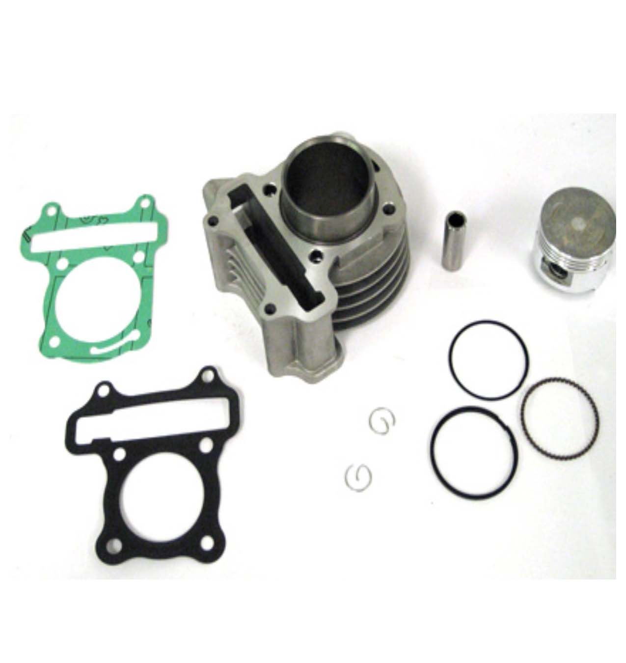 49cc (Standard) Cylinder Piston Top End Kit For GY6-50 QMB139 Chinese Scooter Motors. Bore=39mm - Click Image to Close