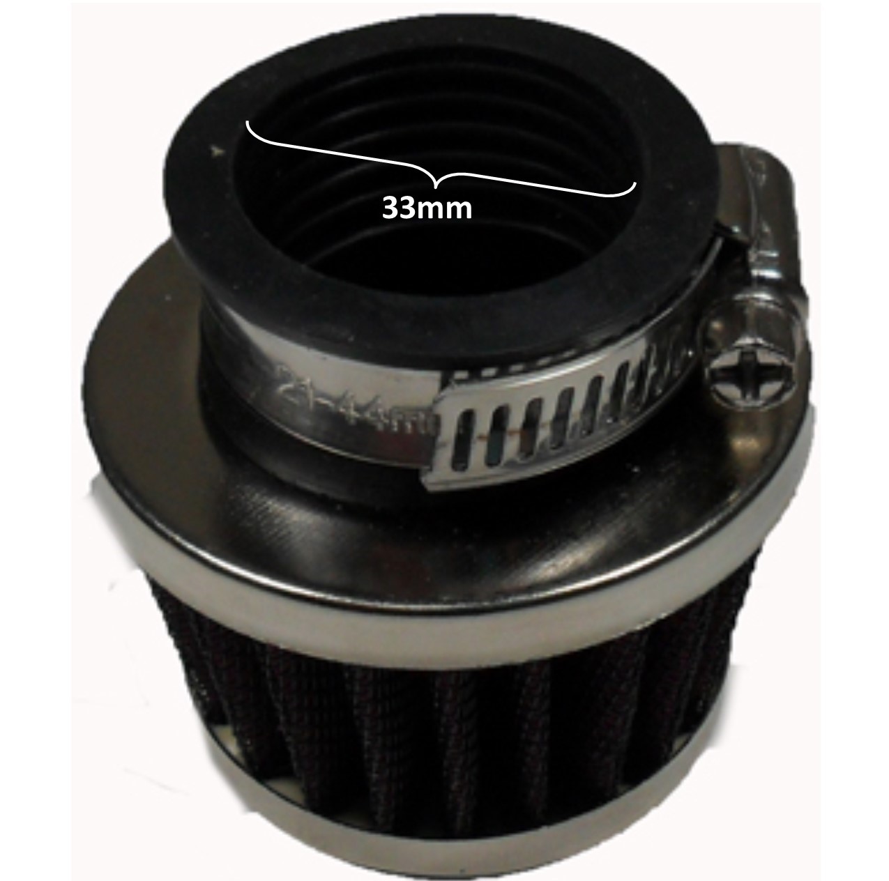 Air Filter ID=33mm, Total L=56mm Filter Color May Vary From Our Picture