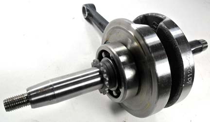 Crankshaft With Bearings Fits 90-110cc ATVs, Dirtbikes - Click Image to Close