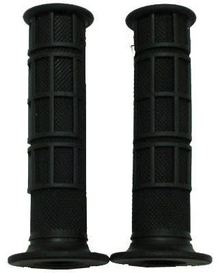 Grip Set (Scooter & Dirt Bike) Fits 7/8" Bar on left and slides over Throttle tube on right. - Click Image to Close