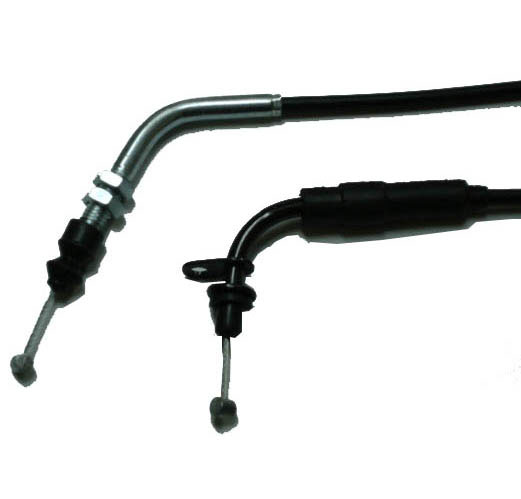 Throttle Cable With Tab Fits Many 50-150cc 4 Stroke Scooters Out=72"/Inner Wire=76.75 - Click Image to Close