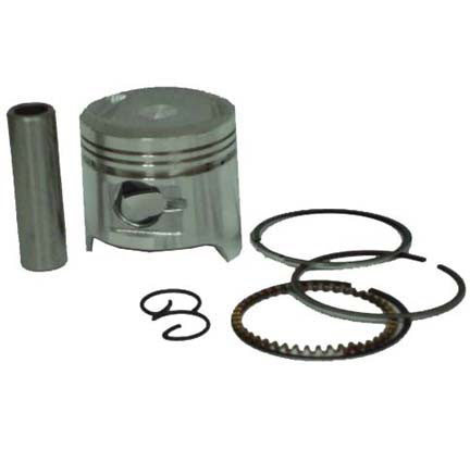 PISTON KIT 150cc 4-Stroke GY6-150cc B=57.4 Pin=15 H=38.5 Ctr Pin To Top=19 mm - Click Image to Close