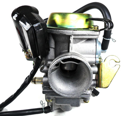 Keihin Type PD24J Carburetor TOP QUALITY-Best Value Intake OD=32mm Air Box OD=42mm Fits Most GY6 125, 150, 180cc ATV, GoKarts, Motorcycles, Scooters - Click Image to Close