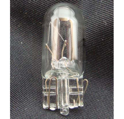12V 10W T13 Clear Bulb Base W=9mm - Click Image to Close