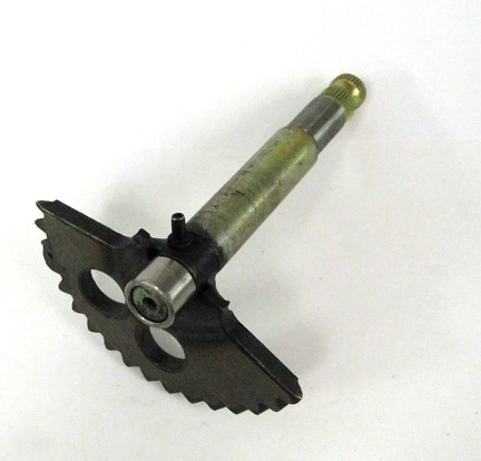 KICK START SHAFT SPINDLE WITH GEAR Fits GY6-125, GY6-150, ATVs, GoKarts, Scooters Length=129mm - Click Image to Close