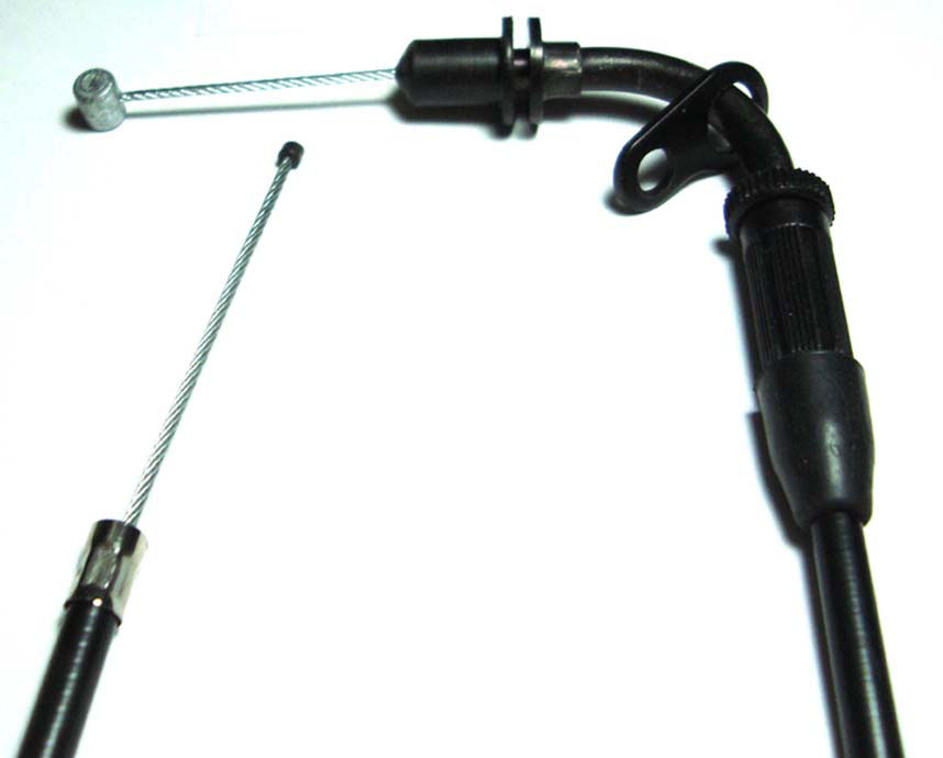 Throttle Cable All TOMOS A55 Mopeds with Dellorto PHVA Carb Out=39.5"/Inner Wire=43.5" - Click Image to Close