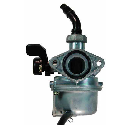 PZ19 Carburetor 50-125CC ATV, Dirtbike Manual Choke Intake ID=19 Air Box OD=35 Bolts c/c=48mm - Click Image to Close