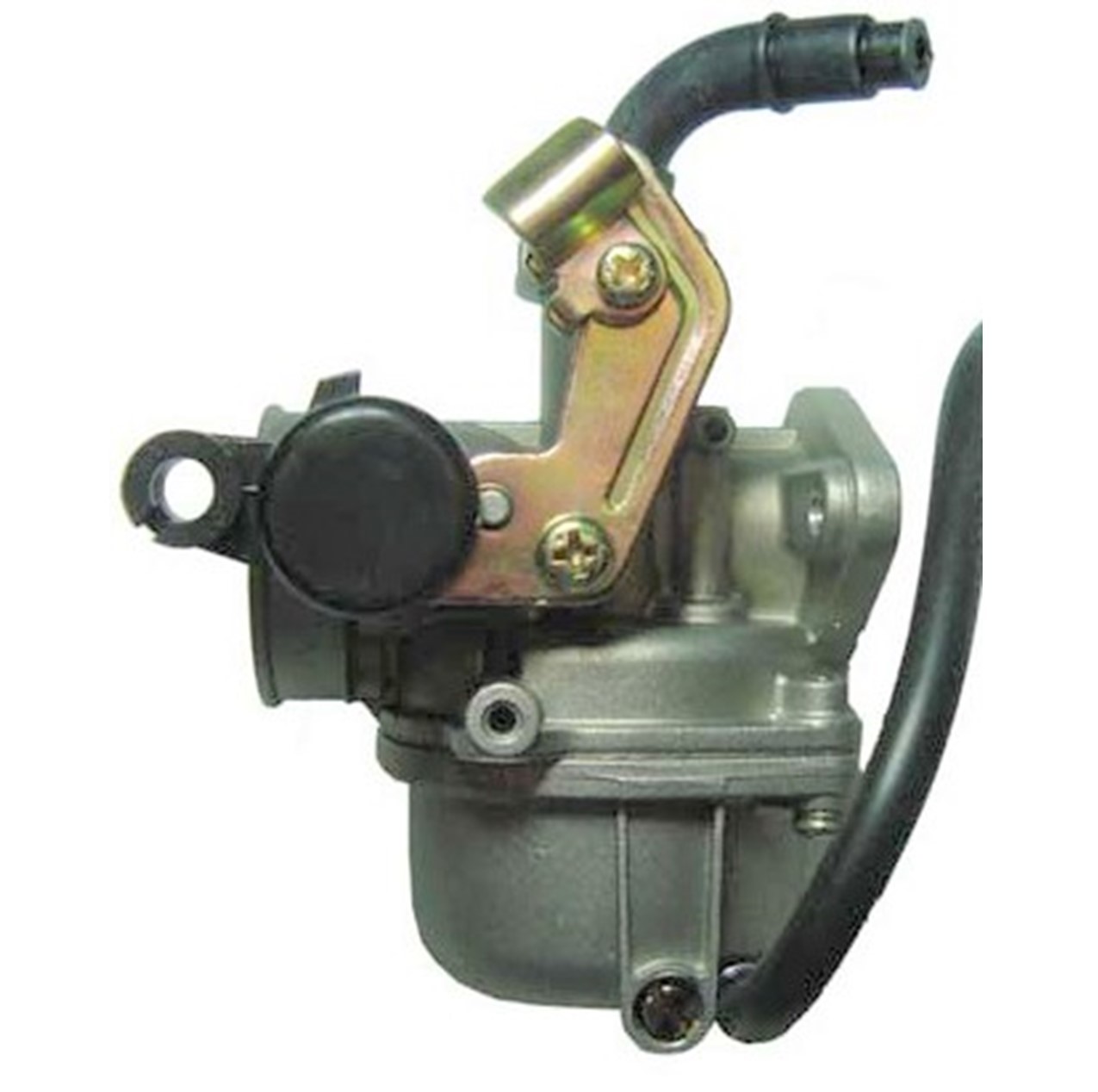 PZ19 Carburetor 50-125cc ATV, Dirtbike CABLE CHOKE Intake ID=19 Air OD=35 Bolts Ctr to Ctr 48mm - Click Image to Close