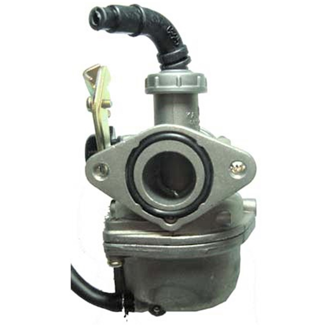 PZ19 Carburetor 50-125cc ATV, Dirtbike CABLE CHOKE Intake ID=19 Air OD=35 Bolts Ctr to Ctr 48mm - Click Image to Close