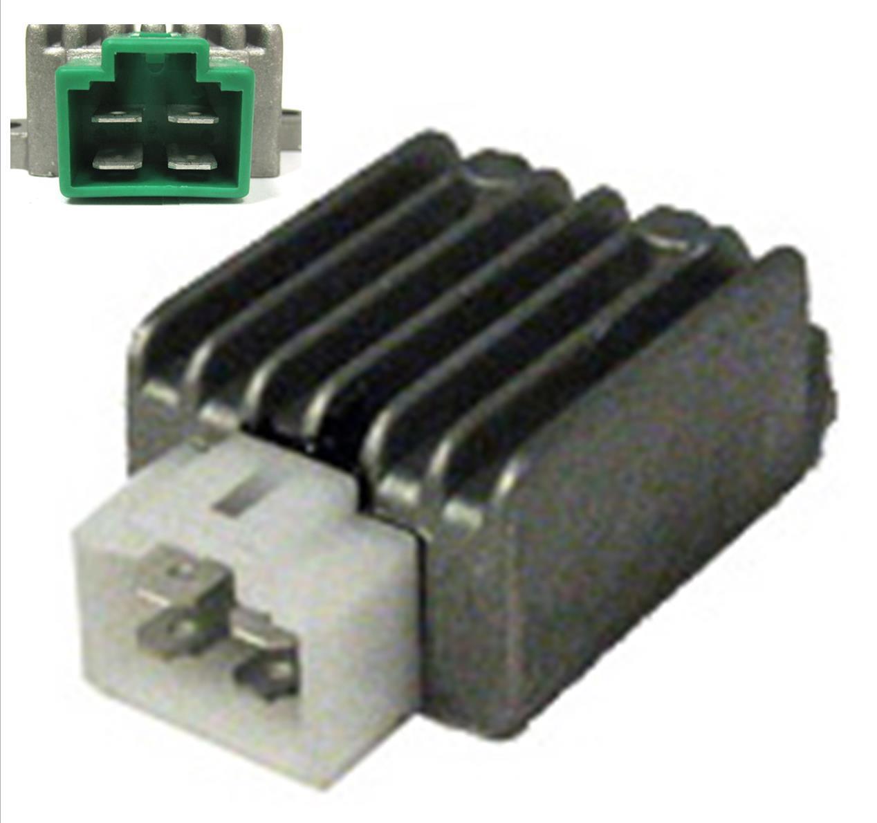 Voltage Regulator Rectifier 49-150cc 4 Pins in 4 Pin Jack 54x36 - Click Image to Close
