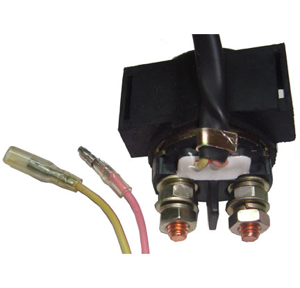 STARTER RELAY 50-250cc ATVs, GoKarts, Motorcycles, Scooters 2 Wires L=11" - Click Image to Close