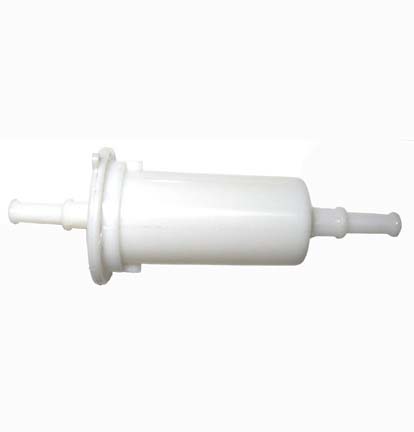 INLINE FUEL FILTER 3/16 High Volume Filter Body L=60mm OD=26mm - Click Image to Close