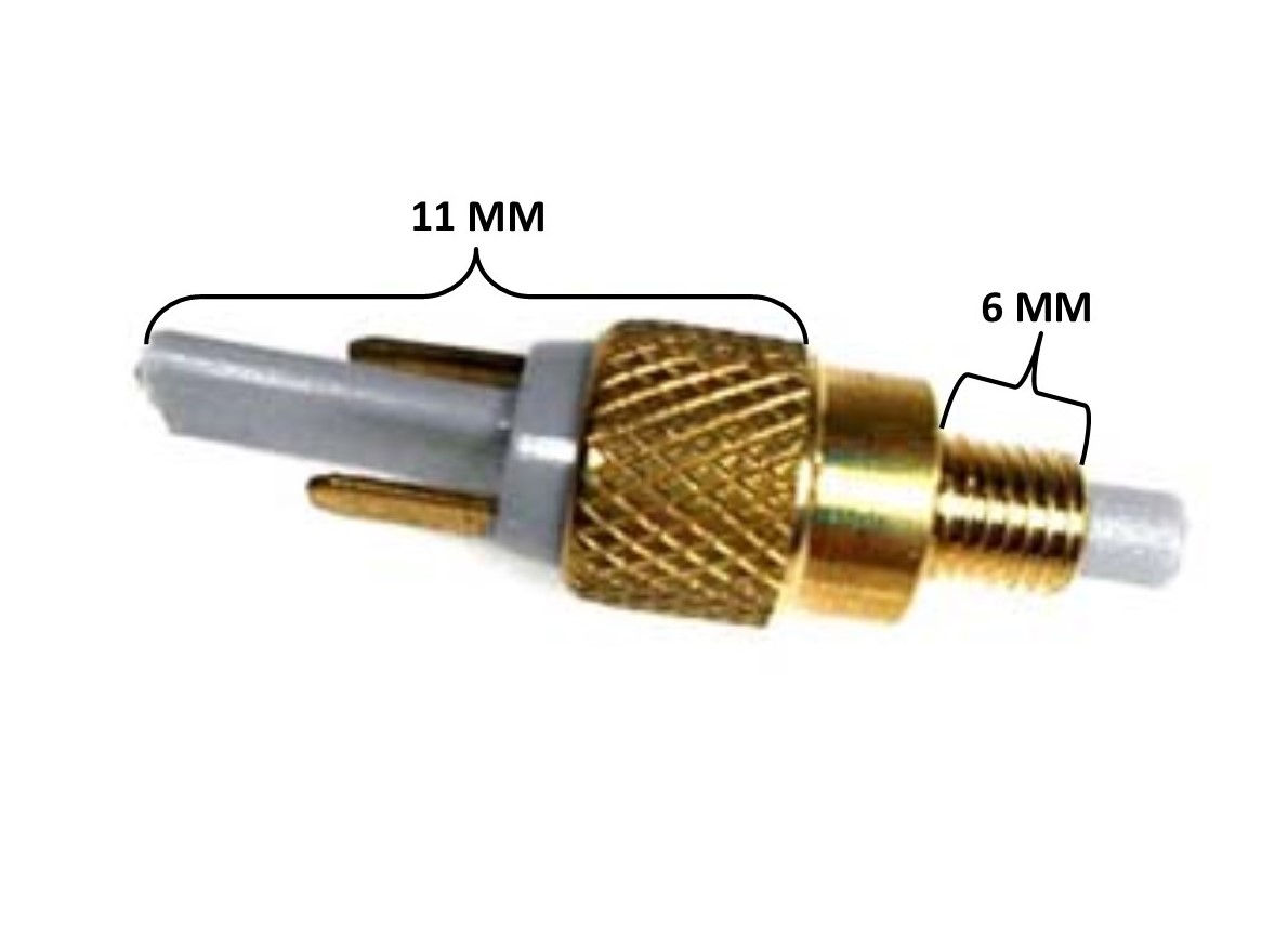 BRAKE SWITCH (MOPED) Threads=6mm Base to Tip=11mm Out=Closed In=Open Circuit - Click Image to Close