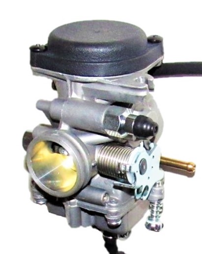 TK PD Carburetor 250-300cc ATVs, Scooters Manual Choke Intake ID=30 OD=37 Air Box OD=45 - Click Image to Close