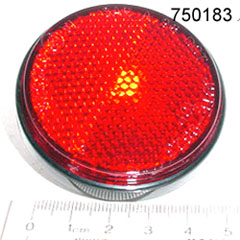 Reflector - Red OD=2.25" - Click Image to Close