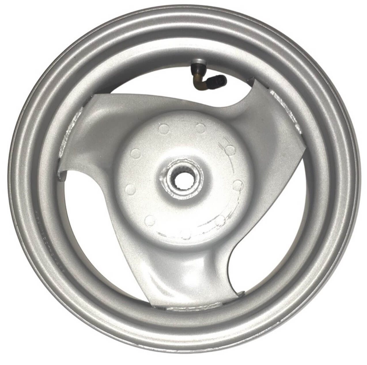 Rear Wheel Rim (Drum Brake) Fits E-Ton Beamer 50-150 Scooters + Others. Rim Size 3.50x10 Shaft ID=20 Splines=18 Drum ID=110mm - Click Image to Close
