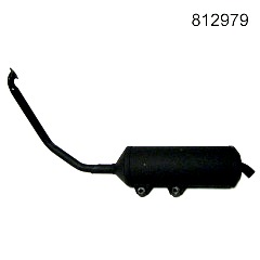 Exhaust Muffler Pipe Fits E-Ton Beamer 150, Matrix 150cc Scooters - Click Image to Close