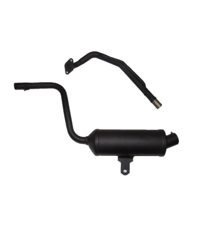 E-Ton Viper 90 Non Reverse Exhaust Pipe 4 Stroke 2007-2013 Note: This does not come with the spring that attaches the exhaust to the header pipe