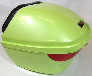 Luggage Box (Lime Green) 15 X 14 X 11 Fits Keeway FLASH + Others
