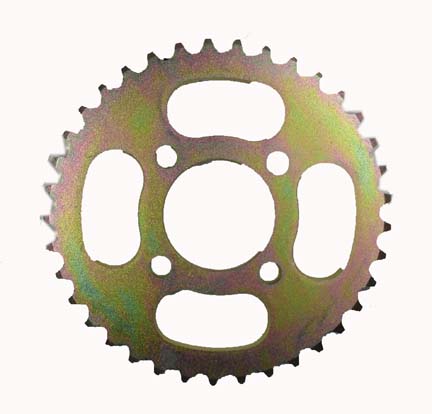 Rear Sprocket #420 37th Bolt Pattern=4x48 (68mm to Adjacent hole), Shaft=48mm Fits many 70-125cc ATVs - Click Image to Close