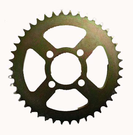 Rear Sprocket #530 42th Bolt Pattern=4x57mm (80mm to adjacent hole), Shaft=58mm Fits many 150-300cc ATVs