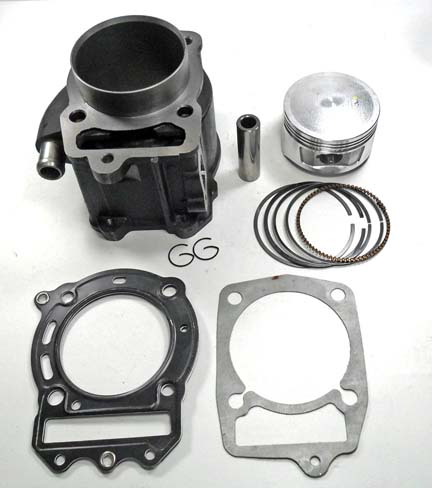 Cylinder Piston Top End Kit 250cc 4 Stroke CF250 Water Cooled B=72mm H=82 - Click Image to Close