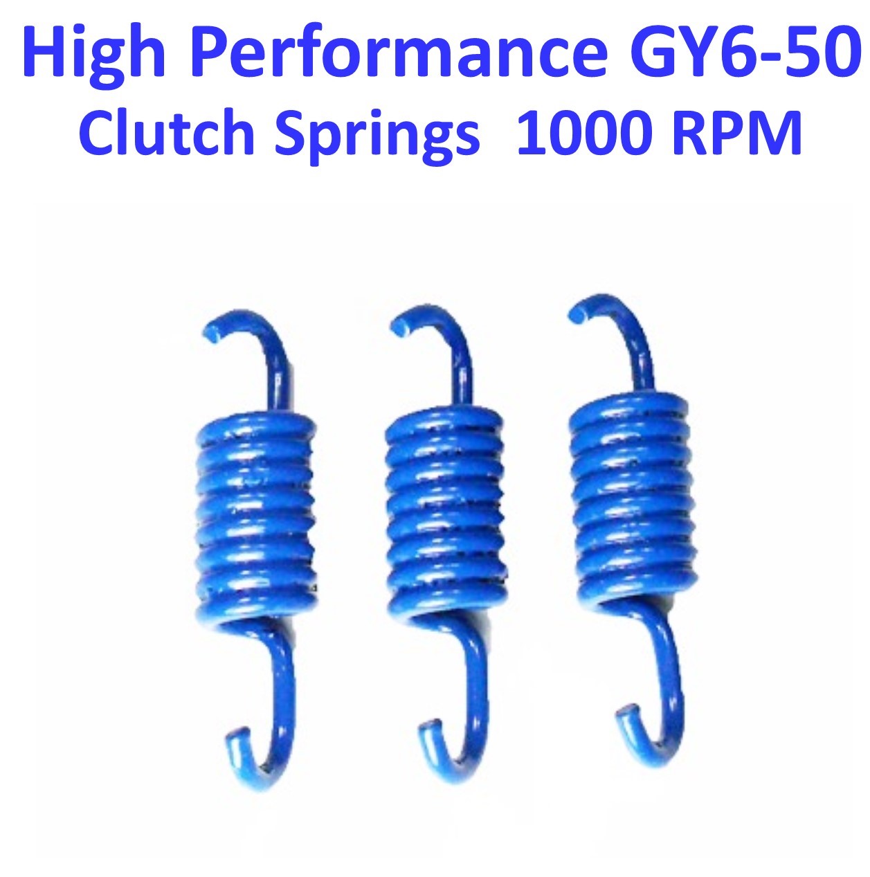 Clutch Spring Set HIGH PERFORMANCE Blue +1000 RPM GY6-50 QMB139 49cc Chinese Scooter Motors