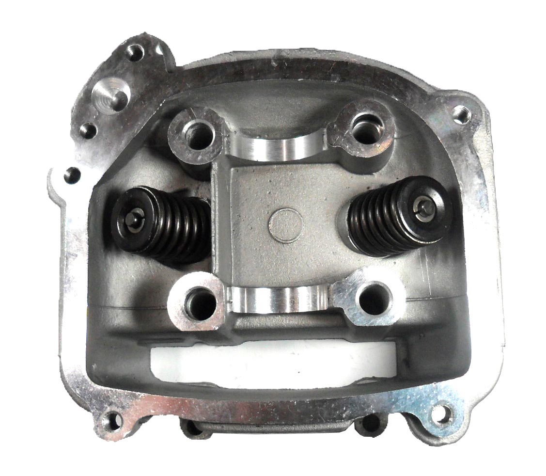 Cylinder Head Type 1 EGR GY6-150 ATVs, GoKarts, Scooters H=60 B=57 (with valves and springs) - Click Image to Close