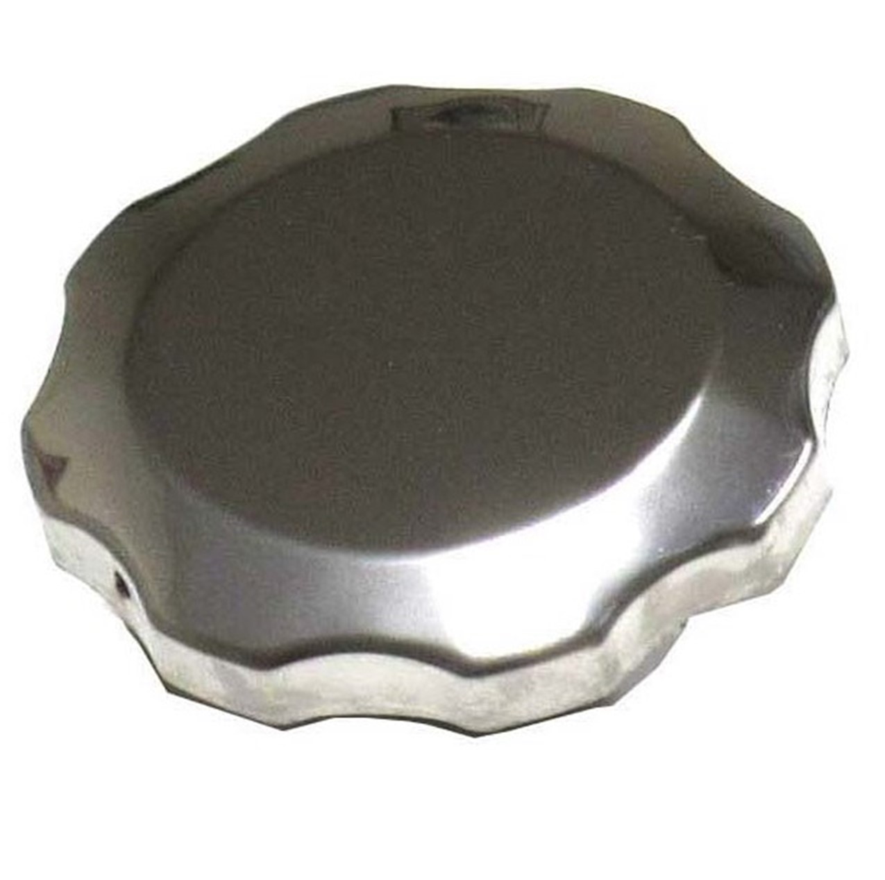 Gas Cap 38mm Chrome OD=70mm Fits ATVs, GoKarts, Minibikes, Power Equipment Fits Honda GX Type Motors + Others - Click Image to Close