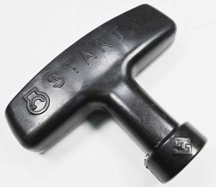 STARTER HANDLE Handle Width=70mm Used on Most Pull Start Motors - Click Image to Close