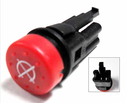 Kill Switch for American Sportsworks, Hammerhead, and Trailmaster GoKarts 2 Pins in 2 Pin Female Jack OD=17 L=39 - Click Image to Close