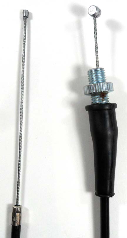 Throttle Cable Out=43.5"/Inner Wire=49.5" Fits Many ATVs, Dirtbikes - Click Image to Close