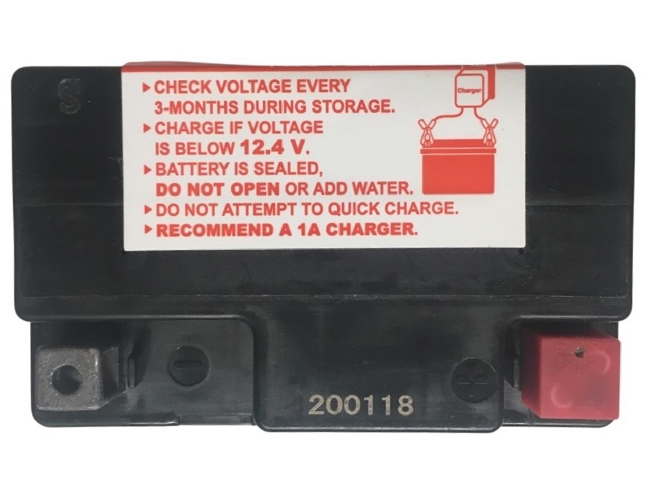 CTX7L FA Fire Power Battery Sealed Maintenance Free L=4 1/2" W=2 3/4" H=5 1/8"