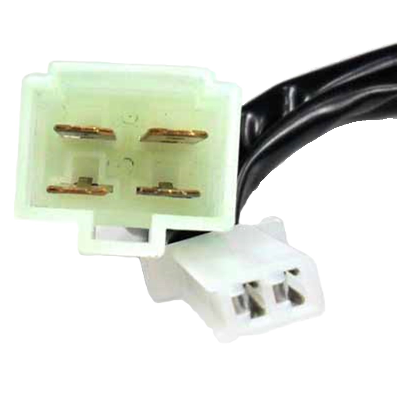 Voltage Regulator Rectifier Hammerhead & American Sportworks 150cc GoKarts 4 Pins in 4 Pin Female Jack & 2 Pins in 2 Pin Male Jack 58mmx69mm Bolts C/C=55mm