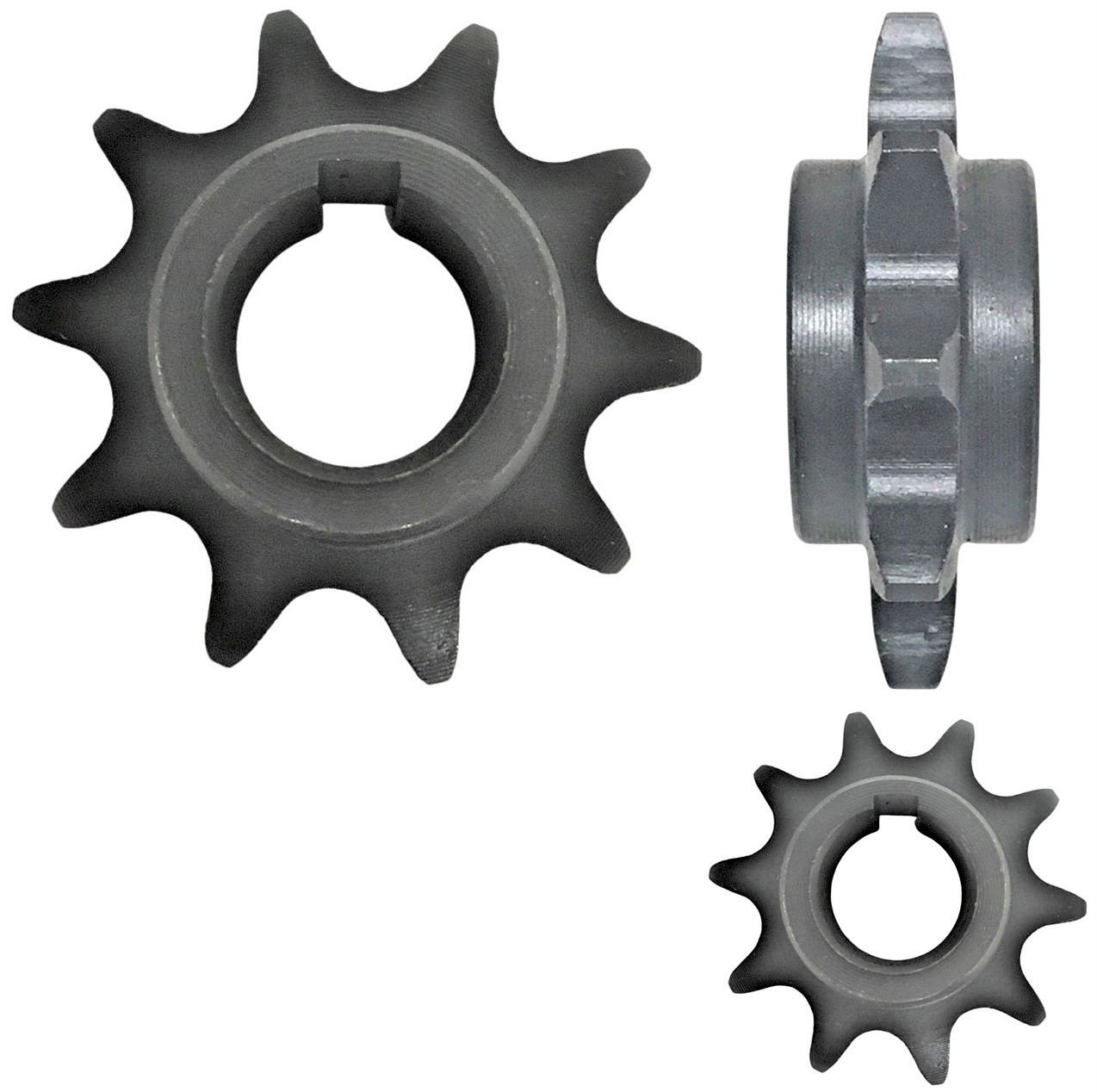 Front Sprocket #420 10th ID=17mm Total Thickness=15.50mm - Click Image to Close