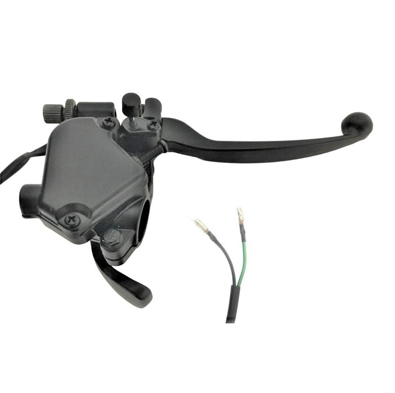 ATV Throttle ASSY Fits Most 50-250cc ATVs with Right Hande Double Front Brake Cables.