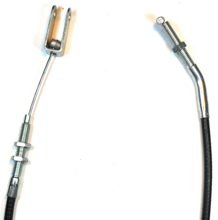 Emergency Hand Brake Cable Out=23.25" Inner Wire=27.50" Fits Tao Tao ATK-125A, 150A, 150GK GoKarts + more - Click Image to Close