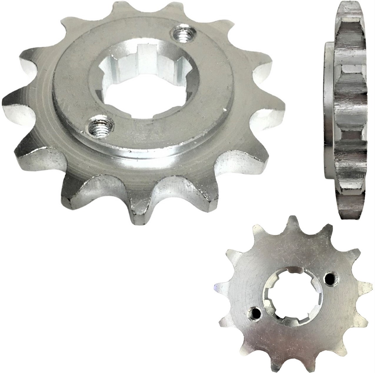 Front Sprocket #530 13th Bolt Holes c/c=36mm Shaft=21mm Thickness=12.5mm (includes raised center)