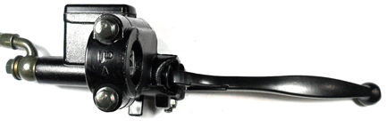 Front Brake Assembly, Fits Many Chinese Scooters , Brake Line L= 46", Caliper Holes 46mm Ctr to Ctr , Caliper L=54mm W=50mm - Click Image to Close