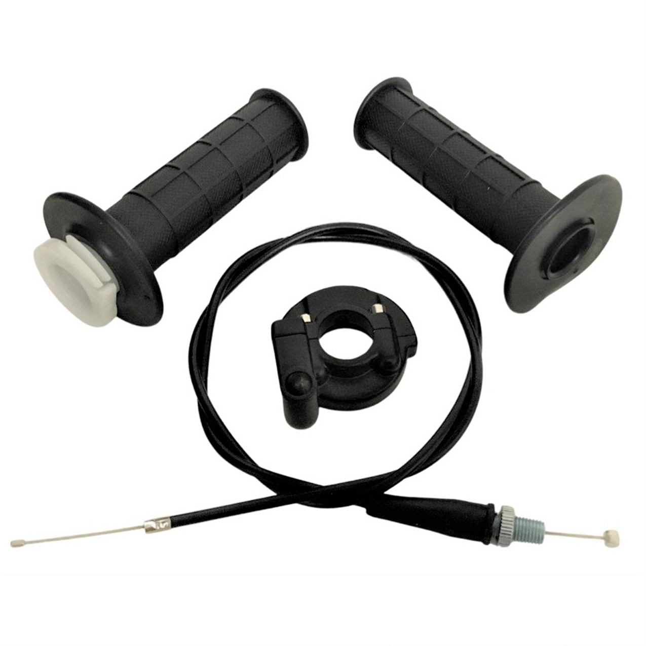 Throttle Assembly Kit Comes with Throttle Tube, Housing, and Cable 34.5/39.25in - Click Image to Close