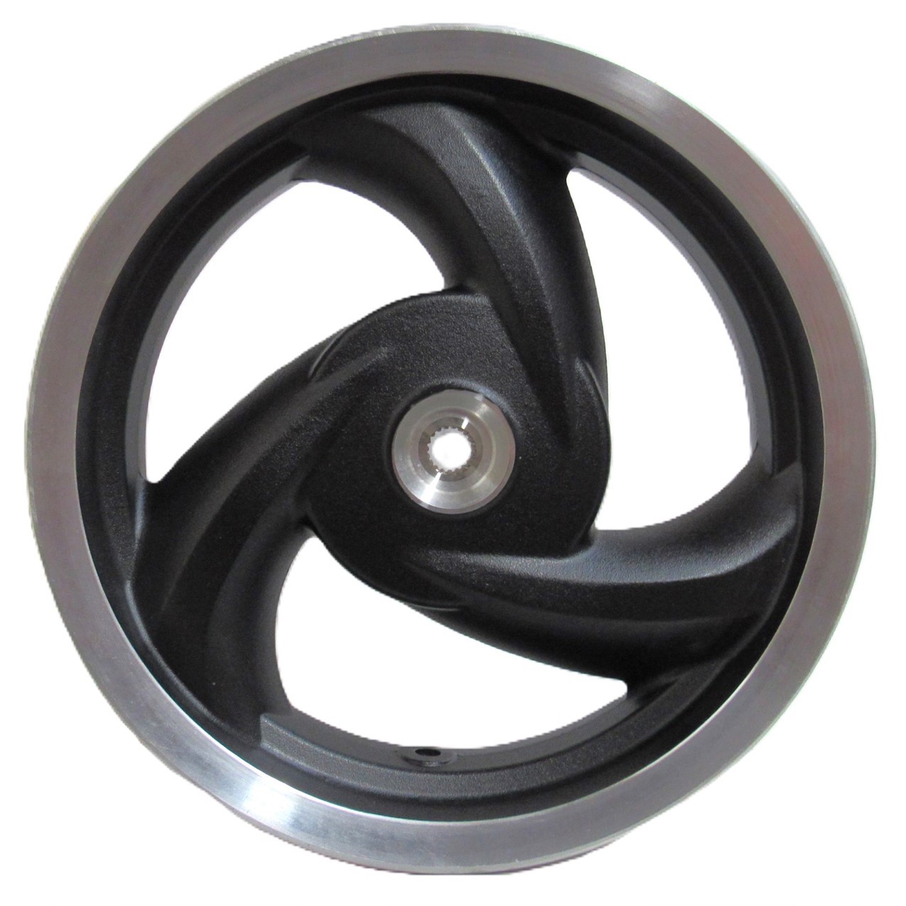 Wheel Rim (Rear) (3.0x12) Black - Drum style