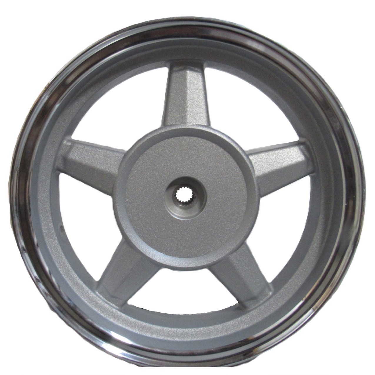 Wheel Rim (Rear) (3.0x12) Silver - Drum style