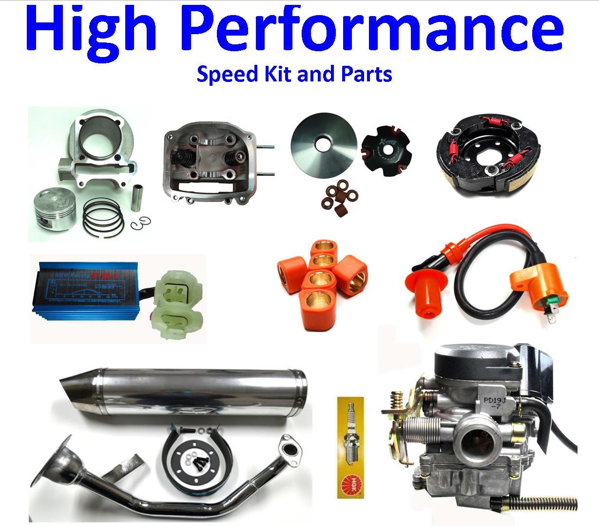 High Performance Parts GY6 125-150-180cc Sold Separately