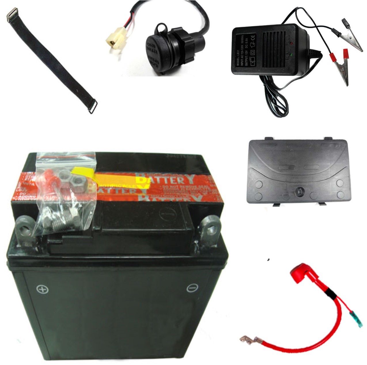 Batteries - Battery Chargers Cables - Pads - Brackets