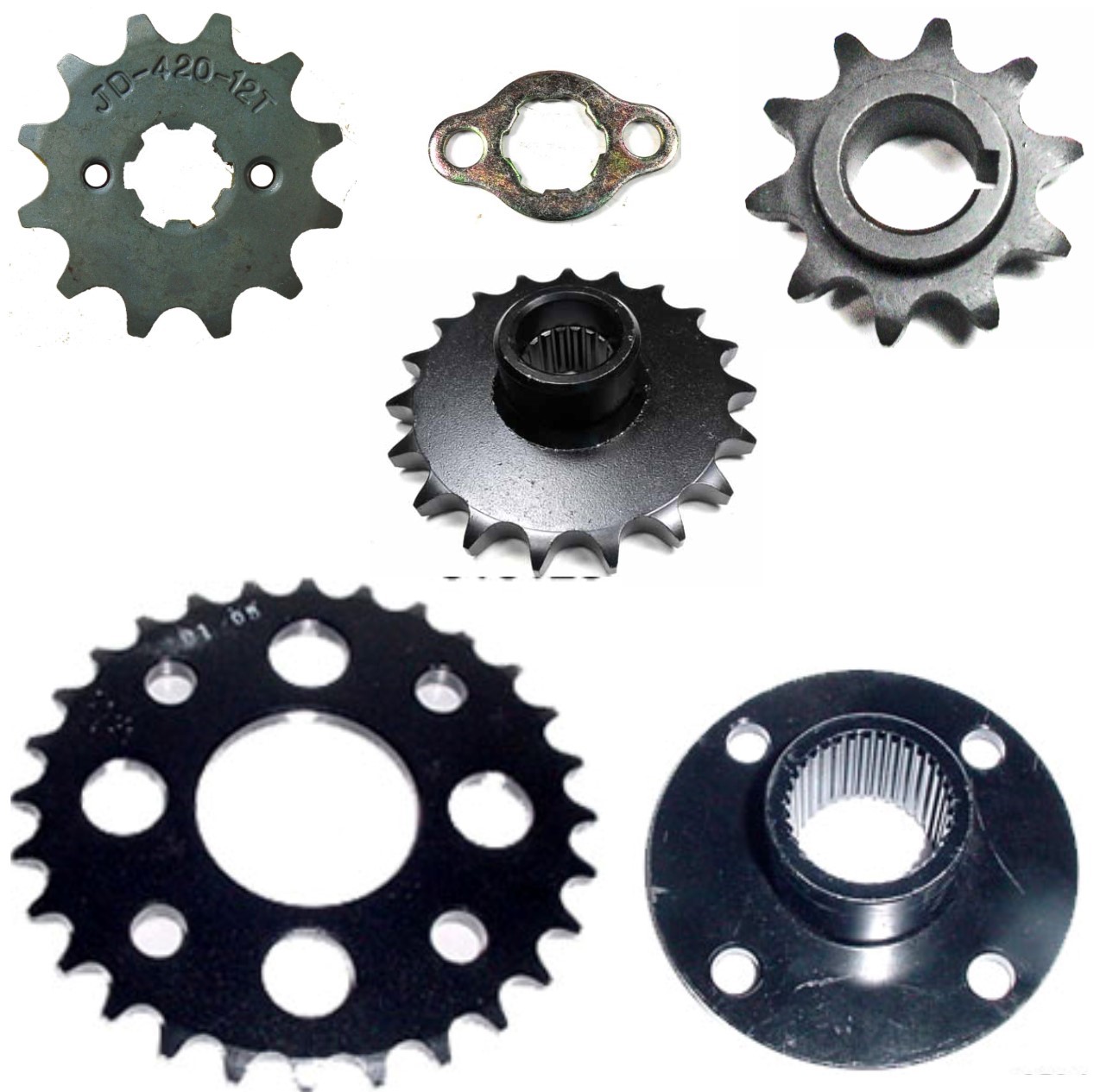 Front & Rear Drive Chain Sprockets