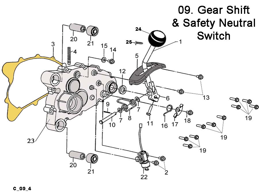  Gear Shift and Safety Neutral Switch